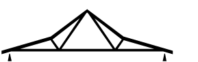 Diagram of a bell truss.