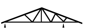 Diagram of a cantilever truss.
