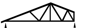 Diagram of a cut off truss.