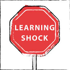 Learning shock sign
